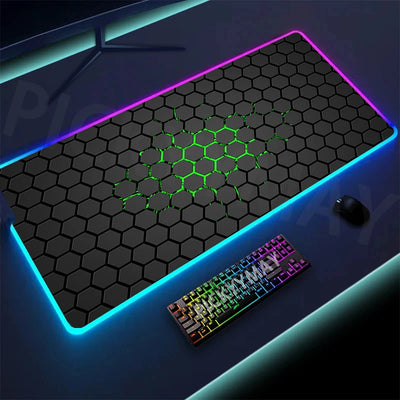 Geometry Large RGB Mousepad