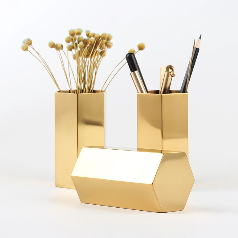 Creative Metal Pencil Holder