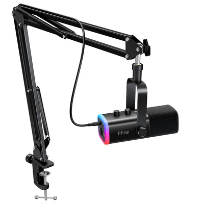 USB/XLR Gaming Microphone Kit with RGB