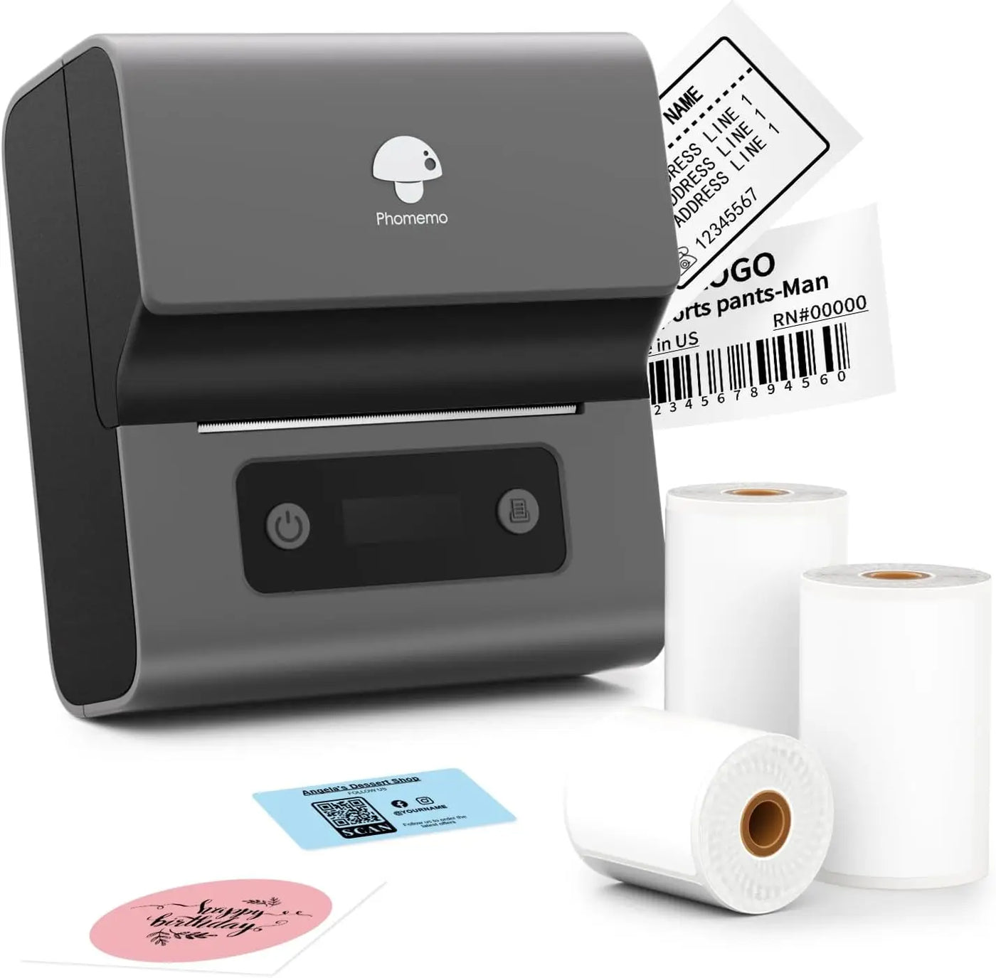 Bluetooth Barcode Label Printer