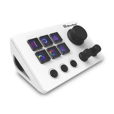 Mini Visual Keypad with Screen & Knob for Live Streaming
