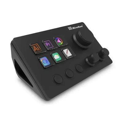 Mini Visual Keypad with Screen & Knob for Live Streaming