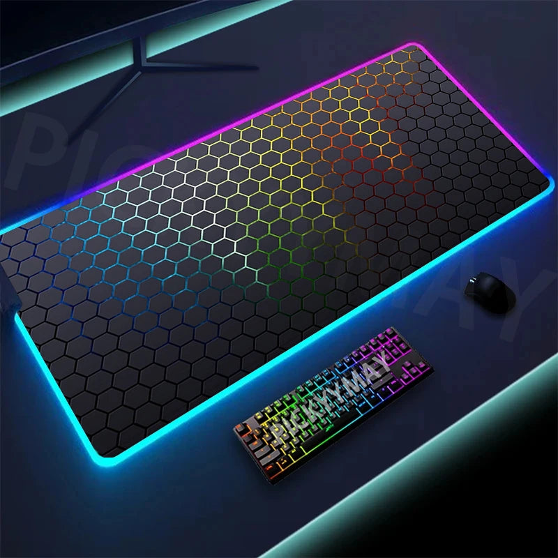 Geometry Large RGB Mousepad