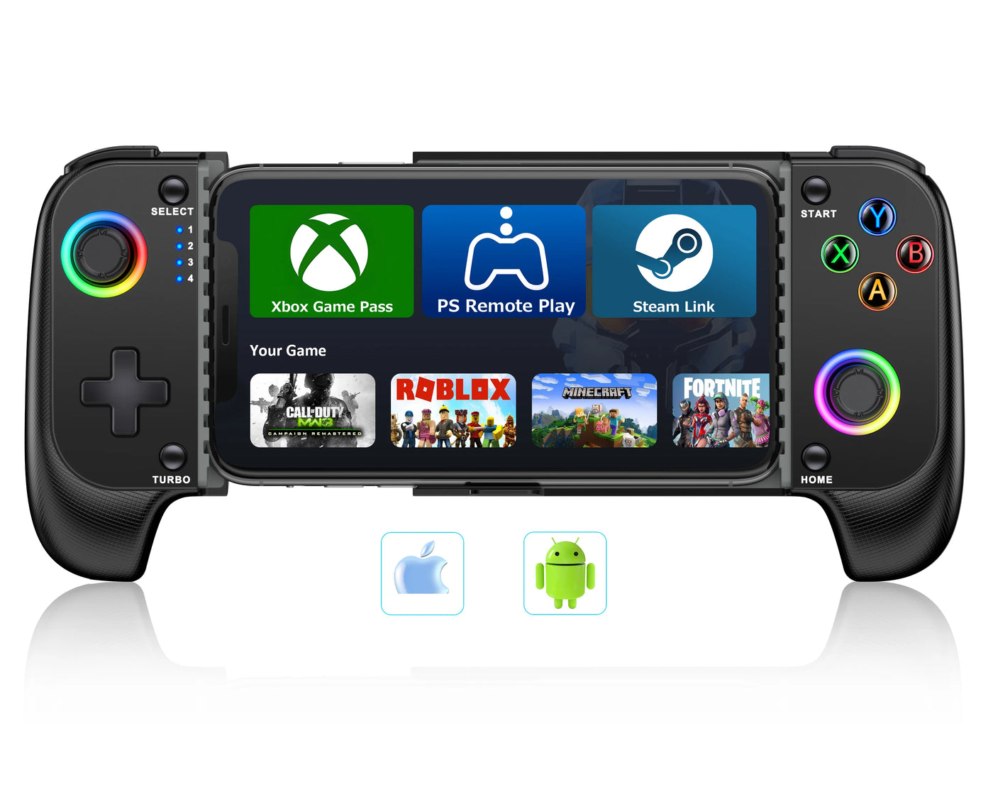 Telescopic Wireless Bluetooth Gamepad
