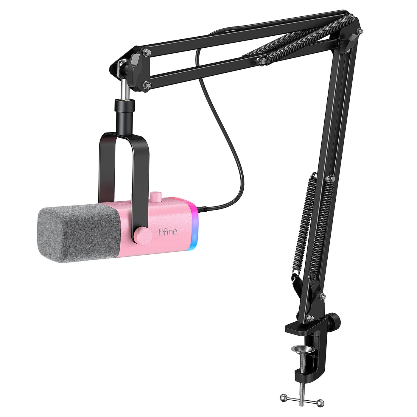 USB/XLR Gaming Microphone Kit with RGB