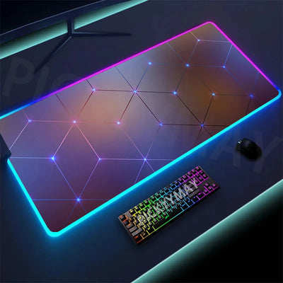 Geometry Large RGB Mousepad