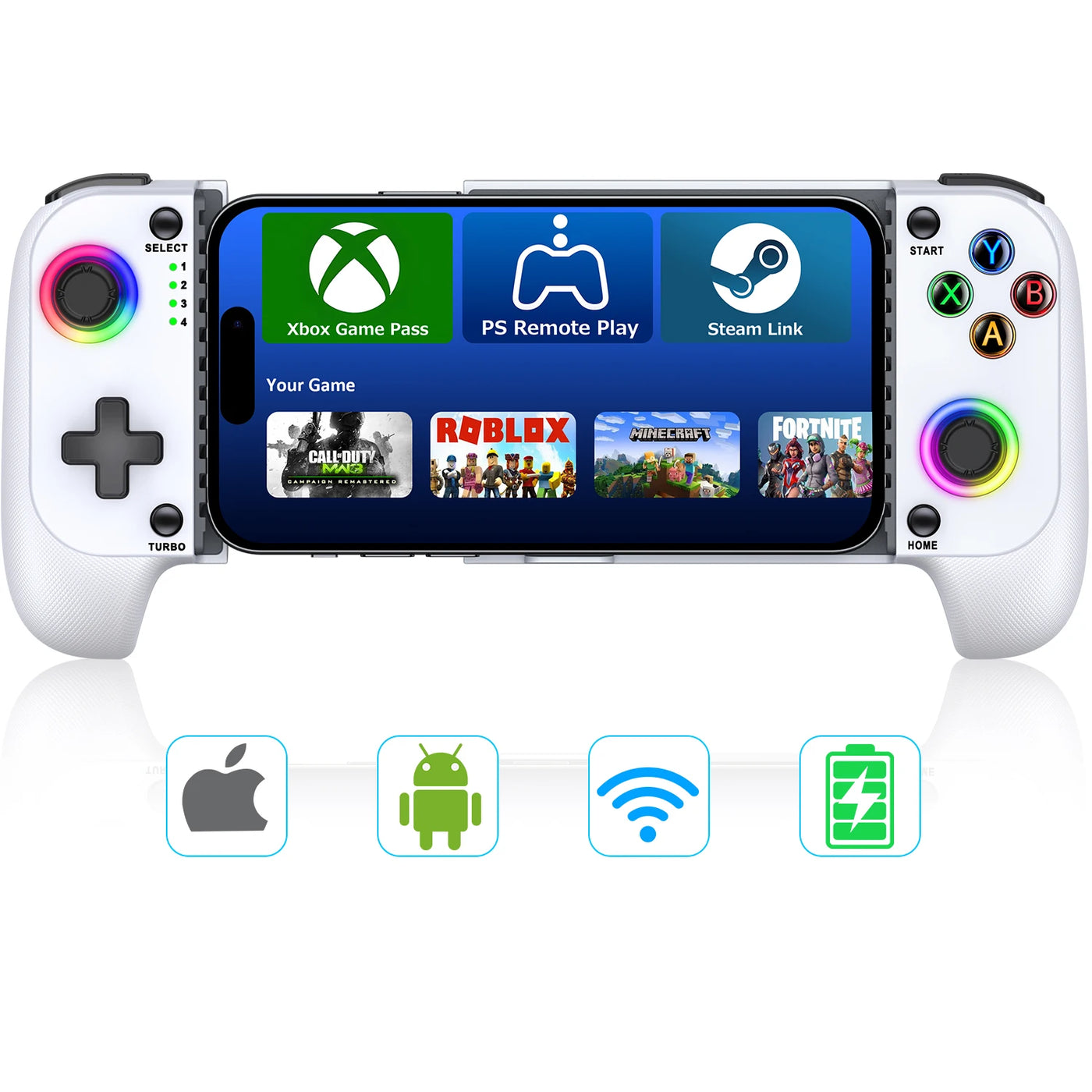 Telescopic Wireless Bluetooth Gamepad