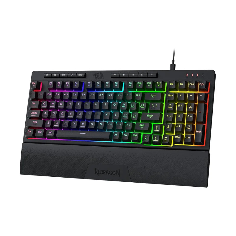 RGB Membrane Gaming Keyboard with 98 Keys